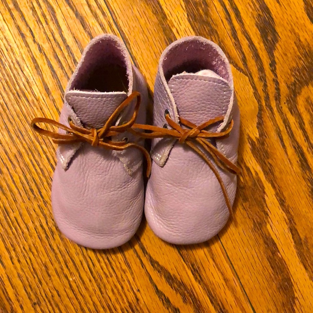 Mon Petit Oxford leather walkers